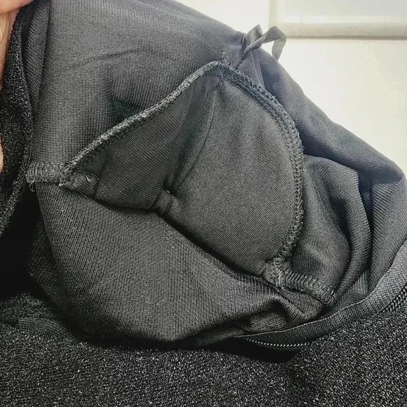 City Chic Women's Jumpsuit Long sleeve Shimmer Tapered Leg Size M/ 18 - Picture 8 of 10